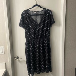 NWT Black Polka Dot Dress